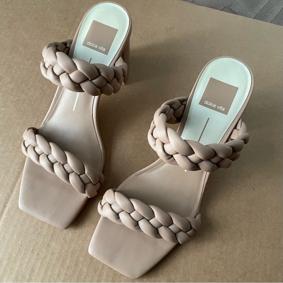 Dolce Vita Women's PAILY Heeled Sandal, CAFÉ Stella, 8 - Picture 1 of 7